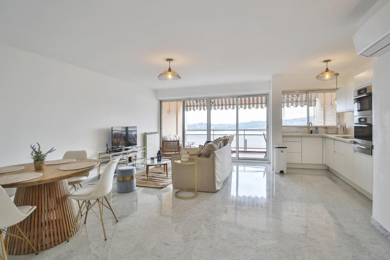 Sublime Appartement Vue Mer. Parking/Piscine/Clim Villefranche-sur-Mer Kültér fotó