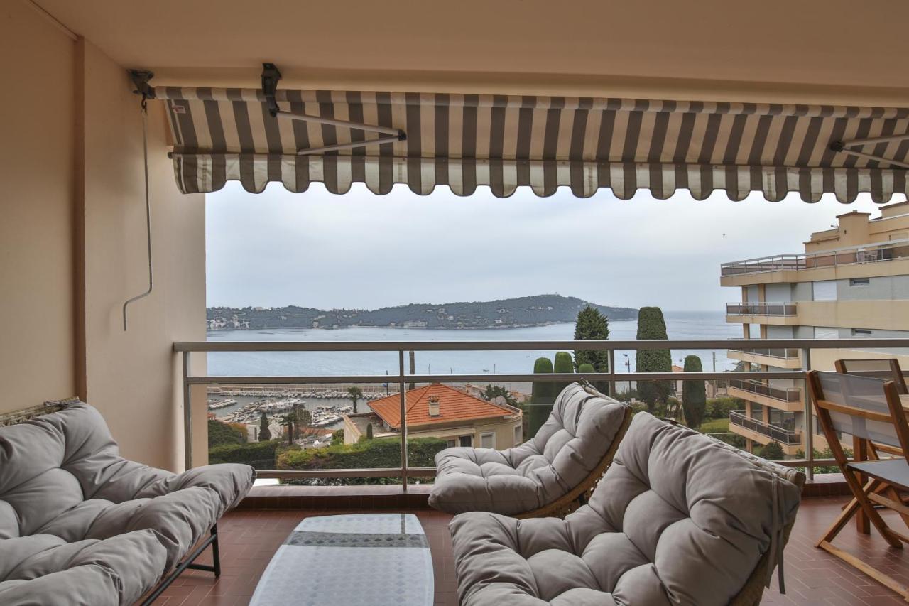 Sublime Appartement Vue Mer. Parking/Piscine/Clim Villefranche-sur-Mer Kültér fotó