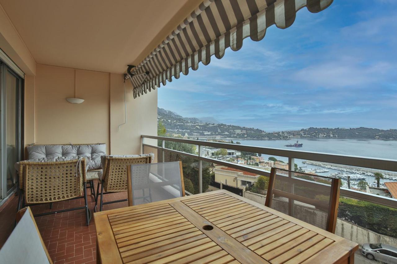 Sublime Appartement Vue Mer. Parking/Piscine/Clim Villefranche-sur-Mer Kültér fotó